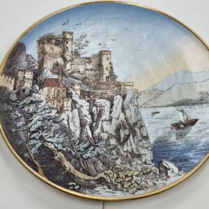 (PRZEDMIOT SPRZEDANY) Stara Patera Mettlach Villeroy&Boch Zamek 1896r.