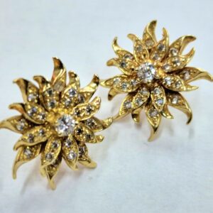 (PRZEDMIOT SPRZEDANY) Piękne złote kolczyki 585 6,1g