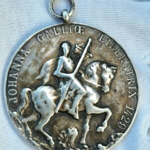 (PRZEDMIOT SPRZEDANY) Medal Joanna d'Arc XX-wiek Francja Srebro