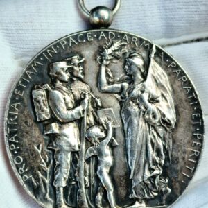 (PRZEDMIOT SPRZEDANY) Francja, srebrny medal Oscar Roty 1889r.